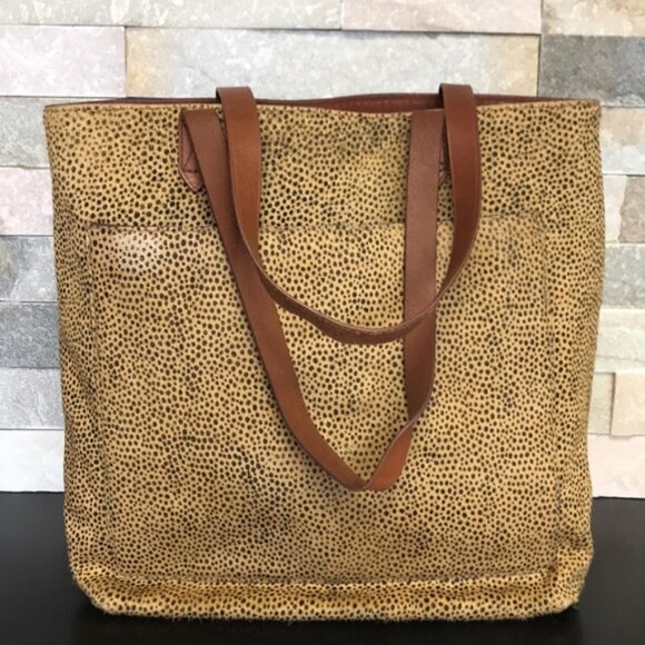 MADEWELL Genuine Calf Hair Med.Transport Tote(9) - Picture 6 of 12